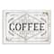 Stupell Industries Rustic Fresh Brew Coffee Wood Wall Plaque